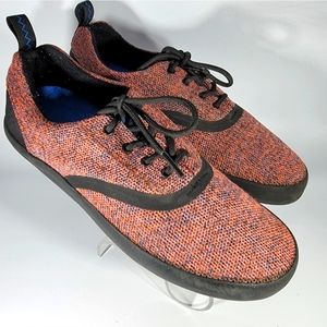 Sperry Mens Casual Boat Shoes Flex Deck CVO Knit Red Black Sneakers Sz 7